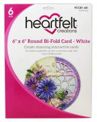 Heartfelt Circle Card - Bi-Fold White