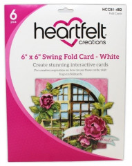 Heartfelt Circle Card - Swing Fold White