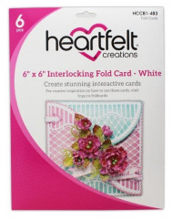 Heartfelt Circle Card - Interlocking Fold White
