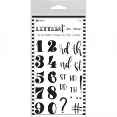 Letter It Clear Stamps - By The Numbers