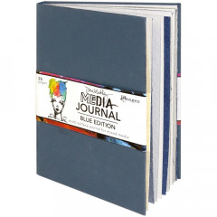 Dina Wakley Media Journal - Blue Edition