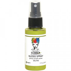 Dina Wakley Media Gloss Spray - Olive