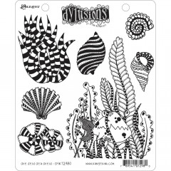 Dylusion Cling Stamps - She Sells Sea Shells