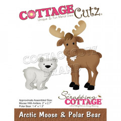 Cottage Cutz Die - Arctic Moose and Polar Bear