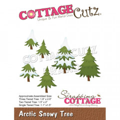 Cottage Cutz Die - Arctic Snowy Tree