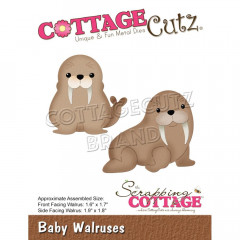 Cottage Cutz Die - Baby Walruses