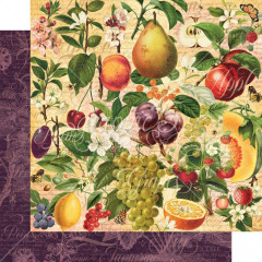 Fruit and Flora Designpapier - Natures Bounty