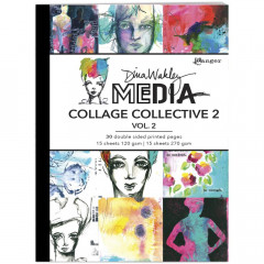 Dina Wakley Media Mixed Media Collage Collective 2 - Volume 1