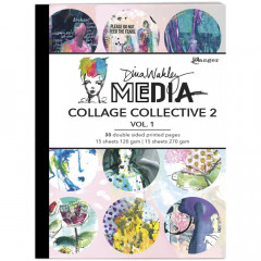 Dina Wakley Media Mixed Media Collage Collective 2 - Volume 2