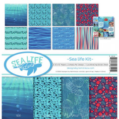 Sea Life 12x12 Collection Kit