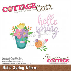 Cottage Cutz Die - Hello Spring Bloom