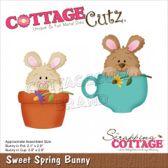 Cottage Cutz Die - Sweet Spring Bunny