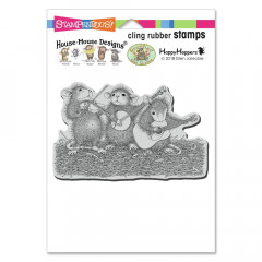 Cling Stamps - House Mouse Band of Mice