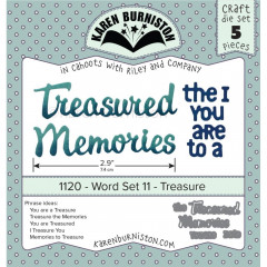 Karen Burniston Die - Word Set 11 - Treasure