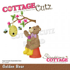 CottageCutz Die - Garden Bear