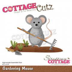 CottageCutz Die - Gardening Mouse