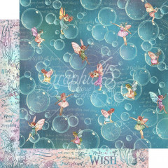 Fairie Wings Designpapier - Blowing Bubbles