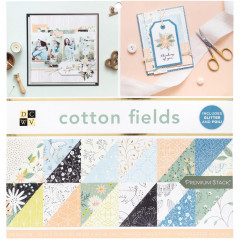 Cotton Fields 12x12 Premium Cardstock Stack