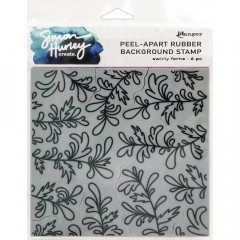 Simon Hurley Cling Stamps - Swirly Ferns