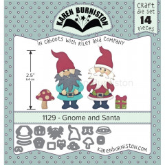 Karen Burniston Die - Gnome and Santa