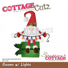 Cottage Cutz Die - Gnome W/Lights