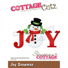 Cottage Cutz Die - Joy Snowman