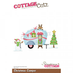 Cottage Cutz Die - Christmas Camper