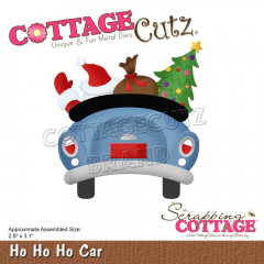Cottage Cutz Die - Ho Ho Ho Car