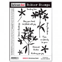 Darkroom Door Cling Stamps - Christmas Bush