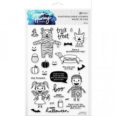 Simon Hurley Clear Stamps - Trick Or Treat