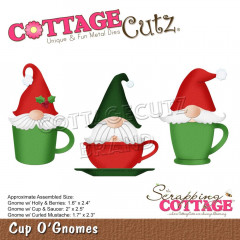 Cottage Cutz Die - Cup O Gnomes