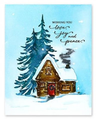 Cling Stamps - Cozy Cabin