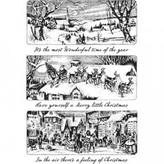 Cling Stamps Tim Holtz - Holiday Scenes