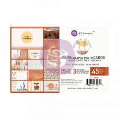 Golden Desert Journaling Cards 4x6