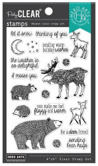 Hero Arts Clear Stamps - Fuzzy Winter Animals