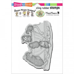 Cling Stamps - House Mouse Marshmallow Munching