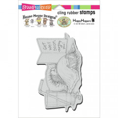 Cling Stamps - House Mouse Get Well Soon