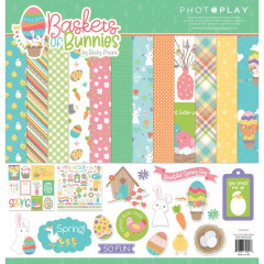 PhotoPlay Baskets Of Bunnies 12x12 Collection Pack