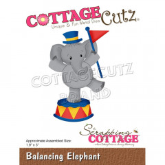 Cottage Cutz Die - Balancing Elephant
