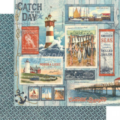 Catch Of The Day Designpapier - Catch Of The Day
