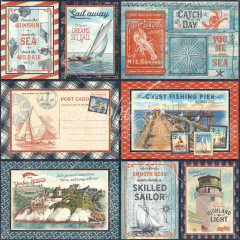 Catch Of The Day Designpapier - Smooth Sailing