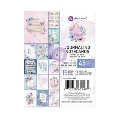 Watercolor Floral Journaling Cards 3x4