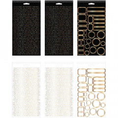 Idea-Ology Spiral Bound Sticker Book - Metallic