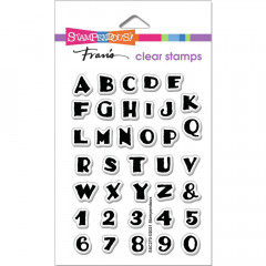 Clear Stamps - Inked Alphabet
