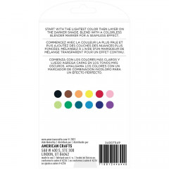 Sketch Markers Dual-Tip Alcohol Marker - Assorted Colors (12)