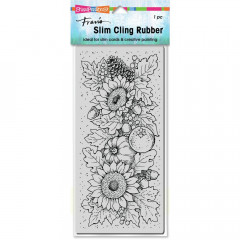 Stampendous Cling Stamps - Slim Fall Sunflowers