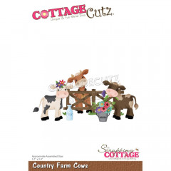 Cottage Cutz Die - Country Farm Cows