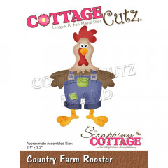 Cottage Cutz Die - Country Farm Rooster