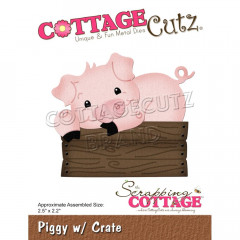 Cottage Cutz Die - Piggy W/Crate