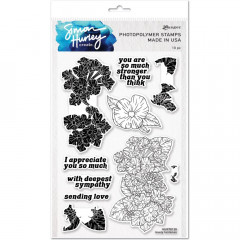 Simon Hurley create. Clear Stamps - Lovely Lantanas